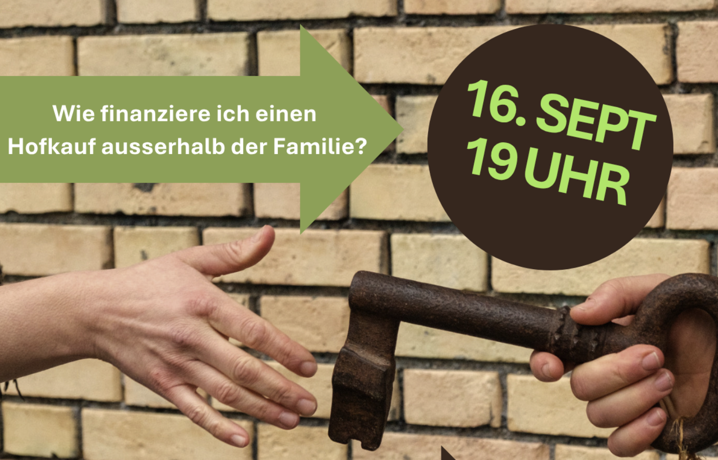 Wie finanziere ich einen Hofkauf ausserhalb der Familie?
