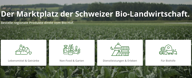 Biomondo - der Markplatz der Schweizer Bio-Landwirtschaft
